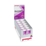 Sponser Electrolytes Berry — caixa de 12 tubos