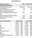 Sponser Long Energy saquetas 60gr - 5% Proteín